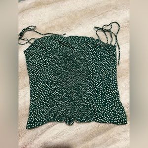 Tie strap crop top